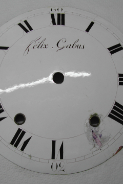 Cadran d’horloge Felix Gabus (env 1840)