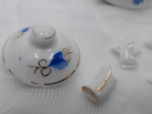 Miniature Dinette Porcelaine - Detail morceaux 2