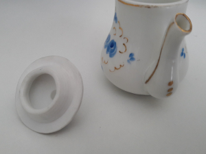 Miniature Dinette Porcelaine - Pot vue face