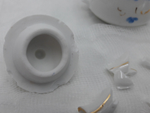 Miniature Dinette Porcelaine - Detail morceaux 1