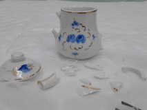 Miniature Dinette Porcelaine - Detail morceaux 3
