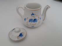 Miniature Dinette Porcelaine - Pot vue droite