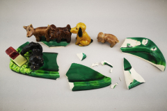 Groupe de chiens - Restauration de CONSERVATION discrète 