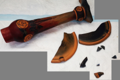 Pied de lampe<br /> Muller Luneville