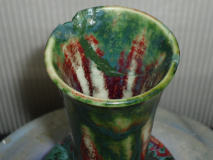 Vase Dalpayrat avant dé-restauration