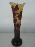 Vase d'Argental avant restauration Morceau Manquant