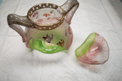 Vase Daum <br />Suppression d'agrafes